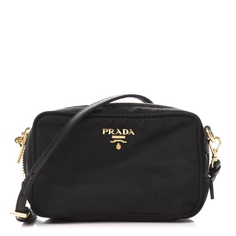 prada camera bag sale|Prada nylon crossbody camera bag.